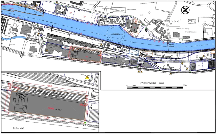 Le Port de Bruxelles lance un appel à projets pour un terrain de 25273m² situé dans l'avant-port