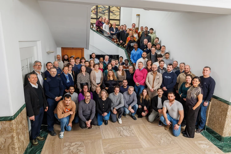 Photo de groupe du personnel du Port de Bruxelles